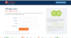 Desktop Screenshot of miniga.com